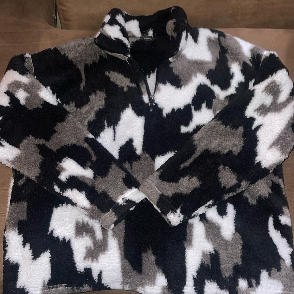 Eddie Bauer extra large multicolor Sherpa coat
